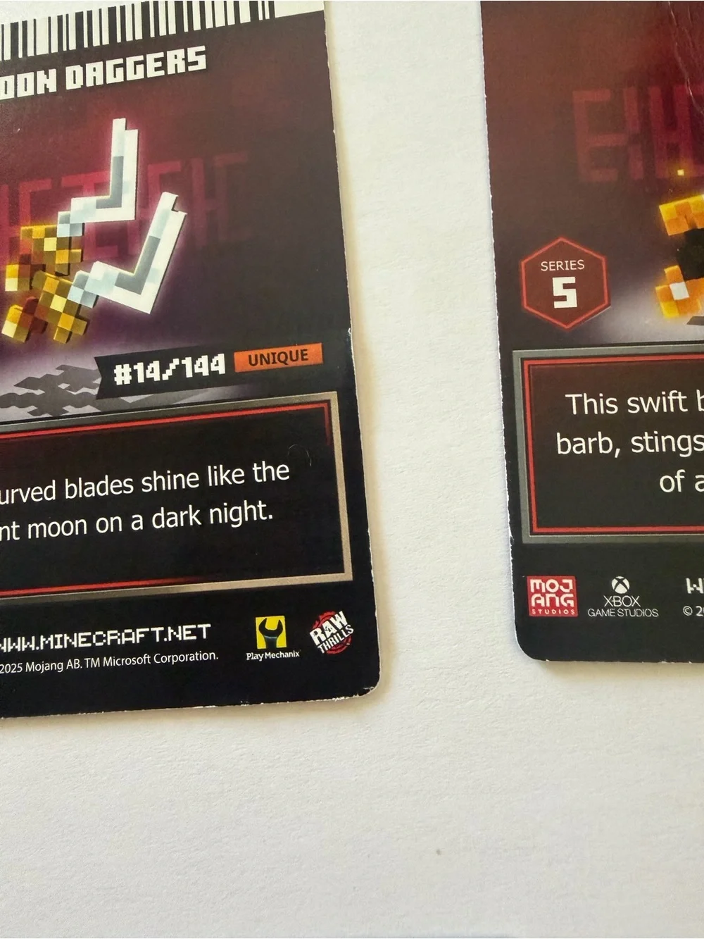 Minecraft  Dungeons  Collectible Cards - Assorted Colors